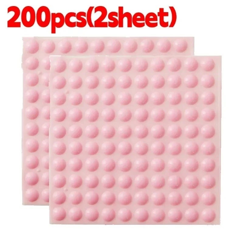 500/50pcs Self-Adhesive Silicone Door Stop Non-Slip Damper Buffer Cabinet Bumpers Silicone Furniture Dots Cushion Protective Pad - Image 2