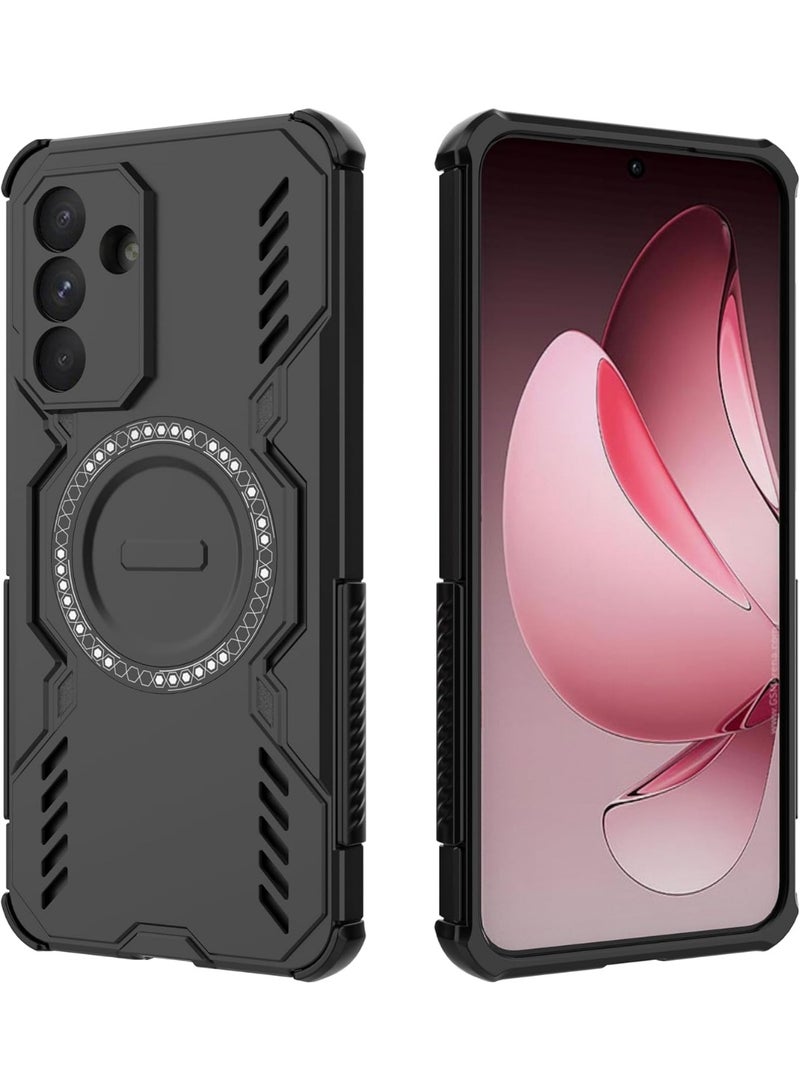 GOLDEN MASK Compatible With Samsung Galaxy A56/A36 Magnetic Iron (Black)