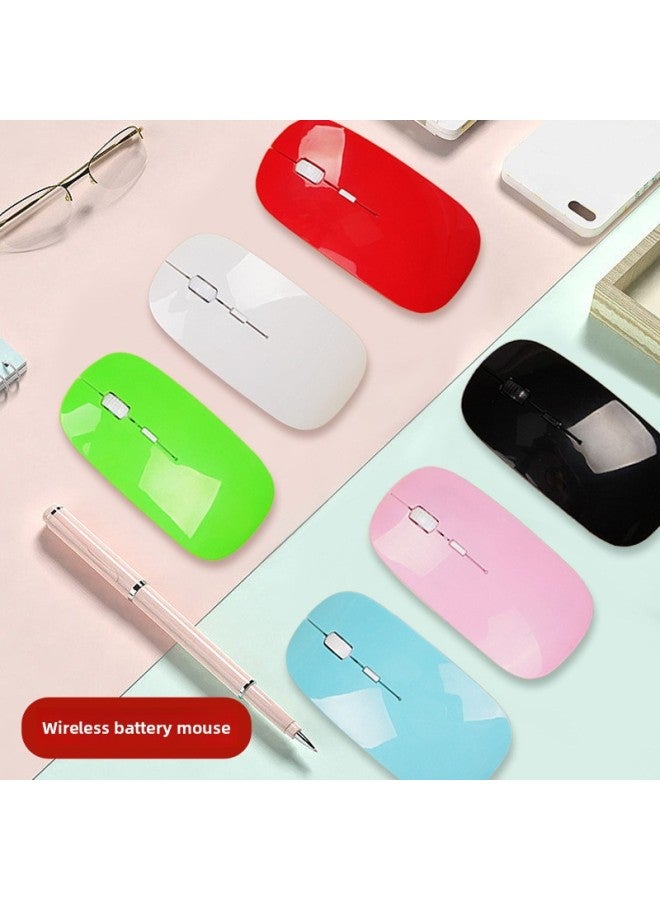 إسكدنيا نماذج انفجارية ماوس ضوئي فائق النحافة 2.4G ماوس لاسلكي لعبة مكتب كمبيوتر منزلي - اللون: مسحوق قولبة بالحقن (مع صندوق) - Image 2