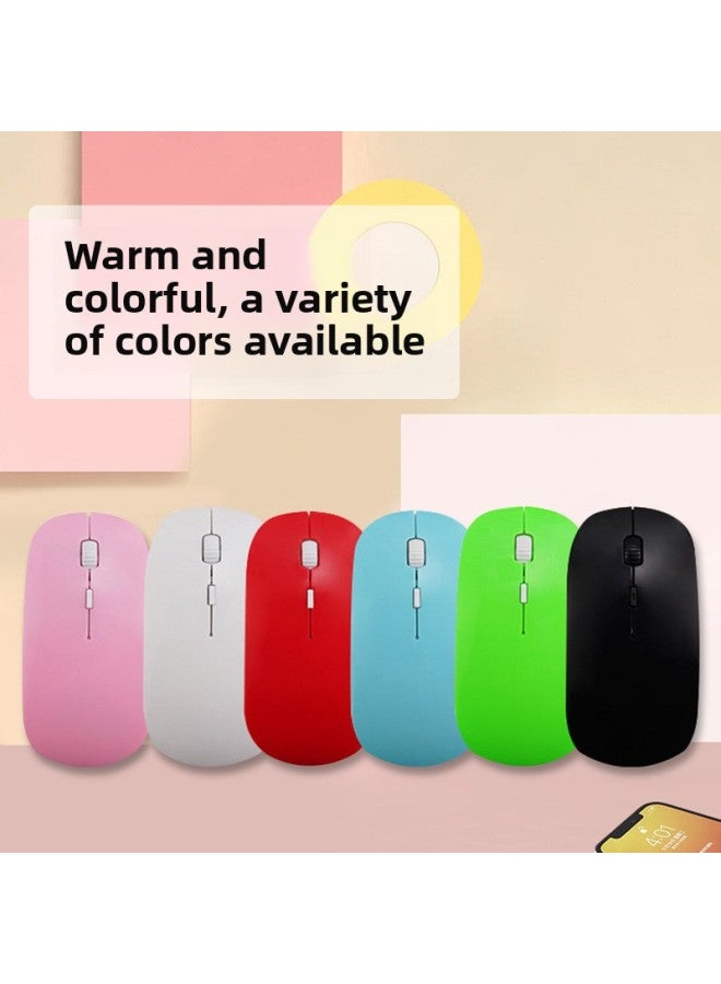 إسكدنيا نماذج انفجارية ماوس ضوئي فائق النحافة 2.4G ماوس لاسلكي لعبة مكتب كمبيوتر منزلي - اللون: مسحوق قولبة بالحقن (مع صندوق) - Image 1