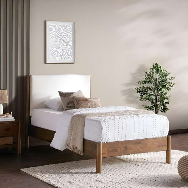 Pan Home فن الجدار من قماش منسوج - أبيض - Image 4