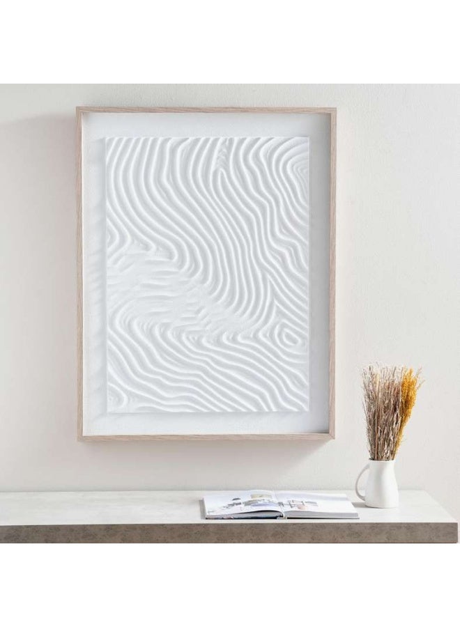 Pan Home Textured Canvas Wall Art - White - Image 1