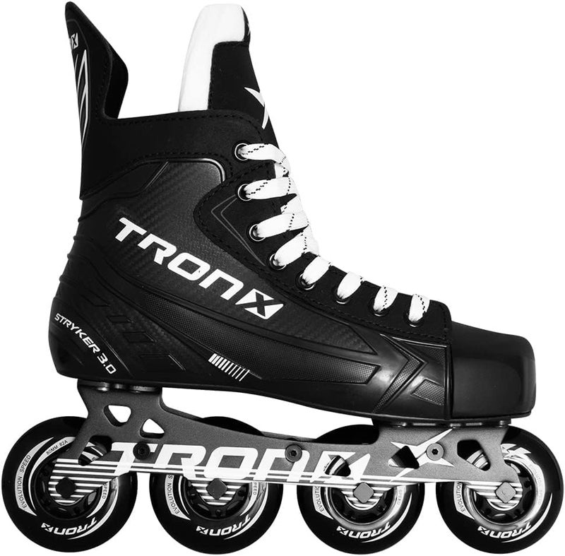 TronX Stryker 3.0 Senior Adult Junior Kids Inline Roller Hockey Skates, New Model (Skate Size 13 (Shoe Size 14-14.5) - Image 1