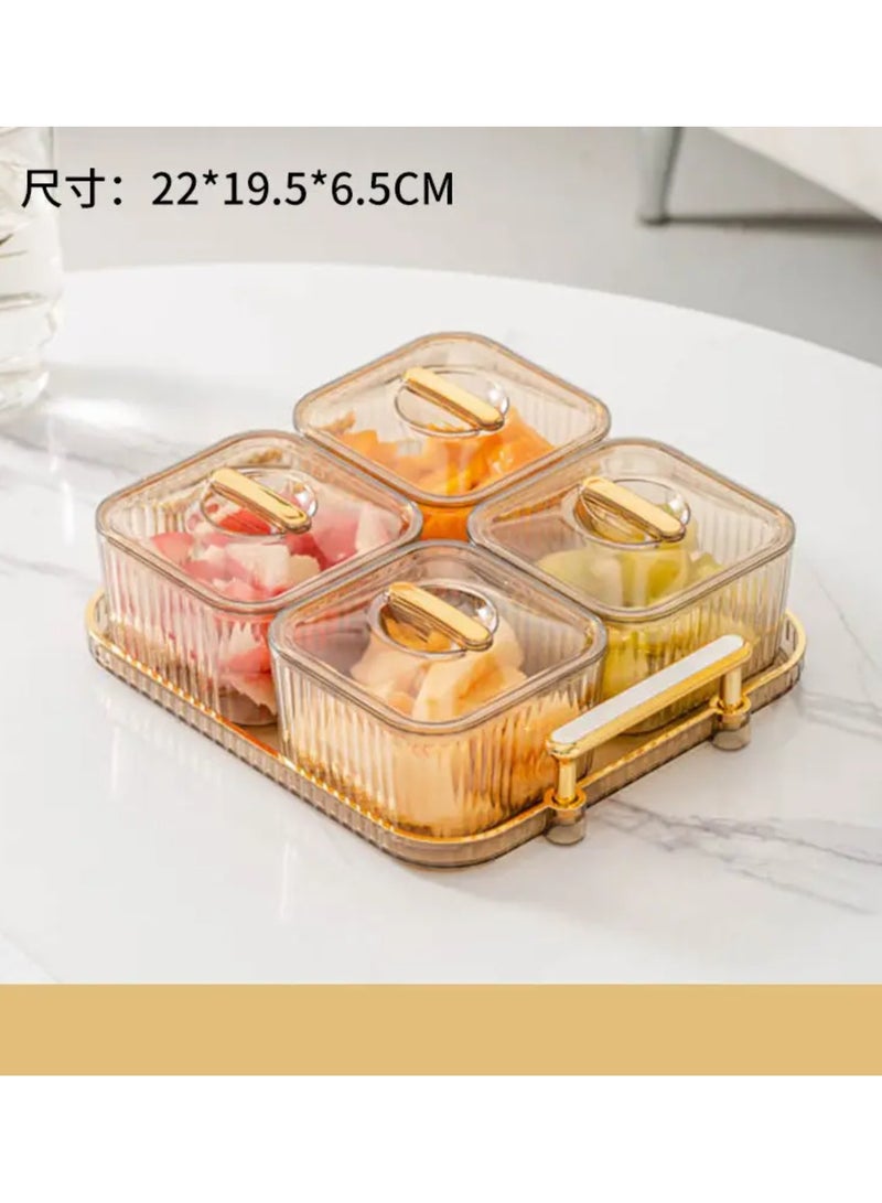 4 PCS Nut and Candy Serving Tray Perfect for Entertaining, Celebrations, and Sweet Indulgences Showcase Your Favorite Treats with Style and Elegance  - Image 3