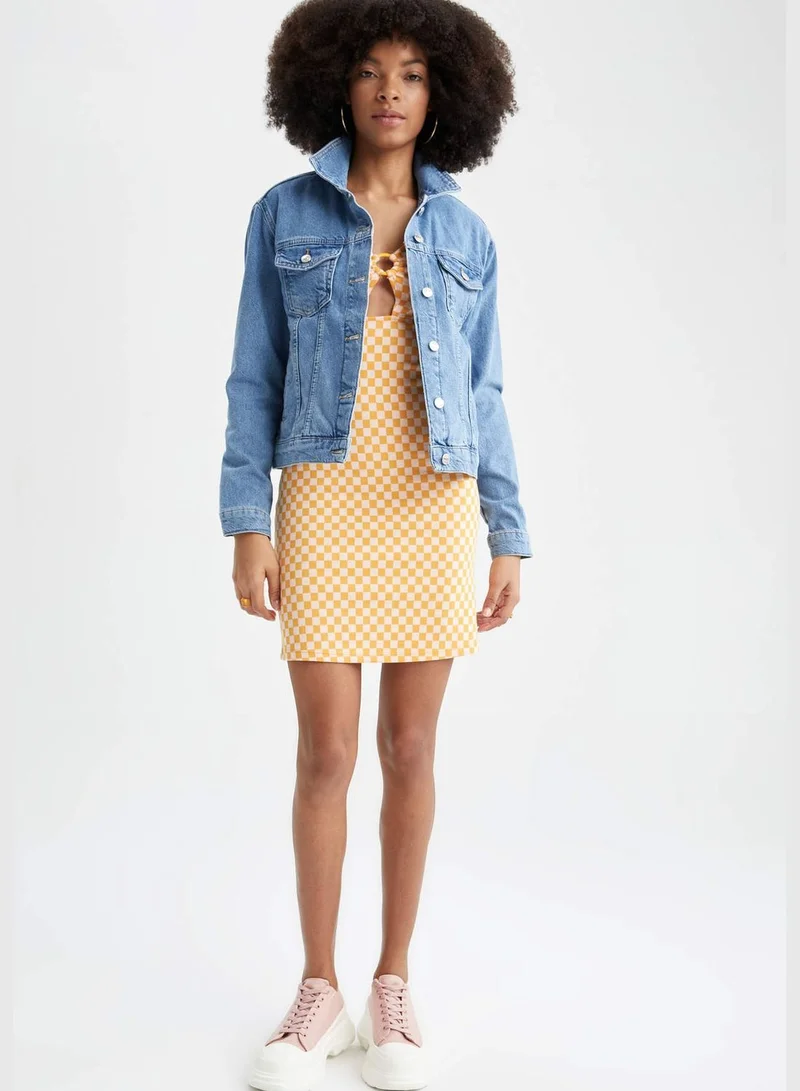 DeFacto Regular Fit Long Sleeve Jean Jacket