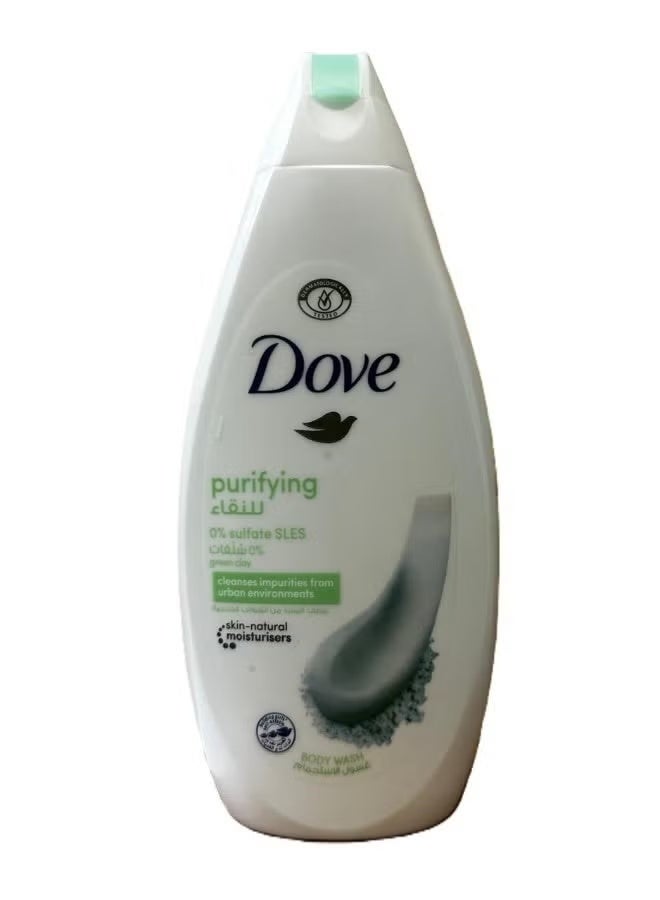 دوف غسول الجسم دوف بالطين المُنقّي والمُزيل للسموم، أخضر، ٥٠٠ مل - Image 1