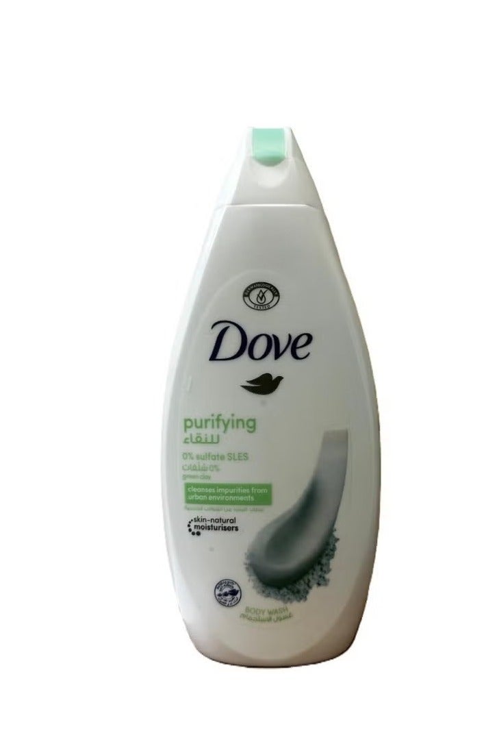 دوف غسول الجسم دوف بالطين المُنقّي والمُزيل للسموم، أخضر، ٥٠٠ مل - Image 3