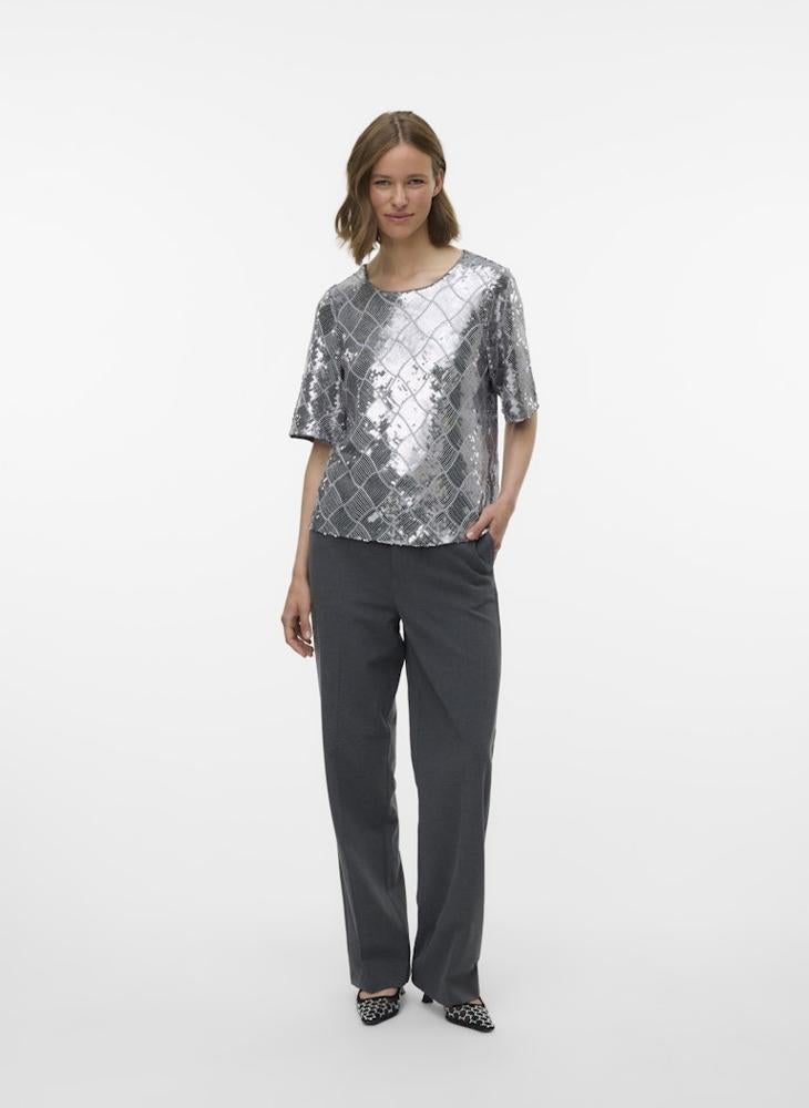 VERO MODA Vmmilka Cap Sleeve Top - Image 4