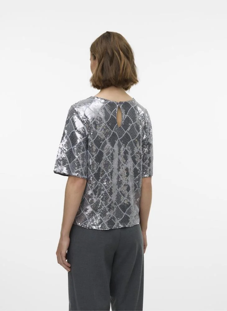 VERO MODA Vmmilka Cap Sleeve Top