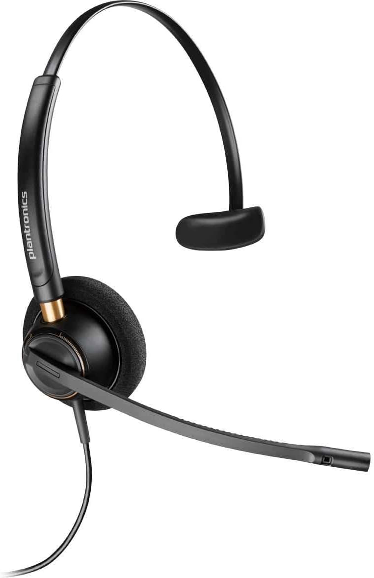 Poly Plantronics Wired Headset for Unspecified  Black - Image 1
