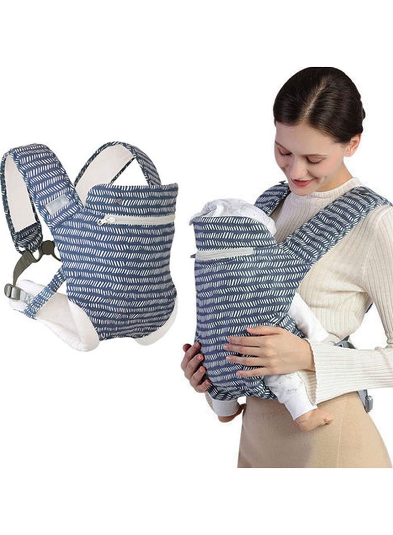 SOLARAE Baby Carrier Newborn Wrap Infant Soft Carriers For Toddler 7 45 Lbs 4 In 1 Babe Carrier Front  Back, Adjust Back Strap Waist Belt - Image 1