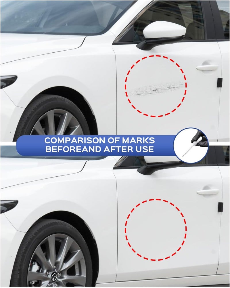 Wide range compatible material 47C Polymetal Gray Metallic Touch Up Paint Compatible with Mazda Exact Match Chips and Nicks Touch Up Cost saving user oriented build - Image 3