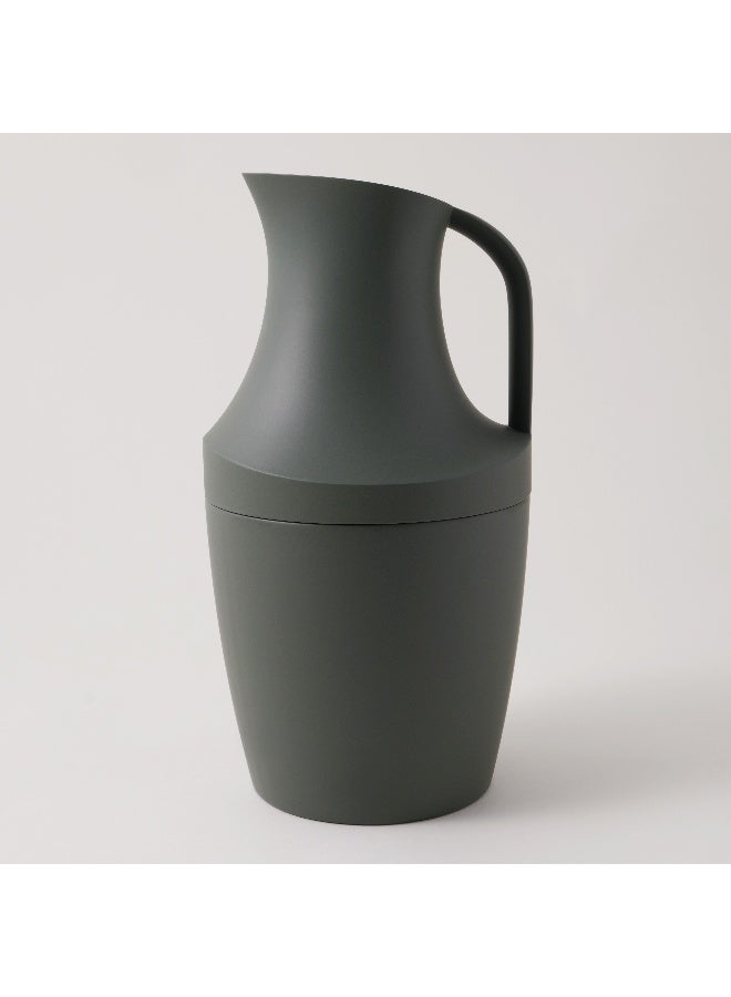 Dallaty Steel Vacuum Flask 1L, Green - Image 1