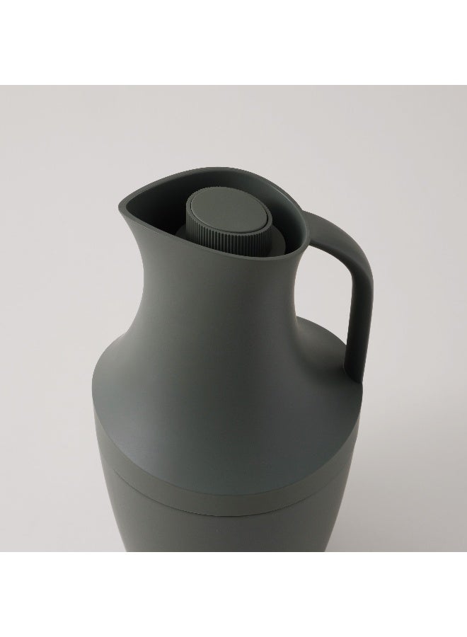 Dallaty Steel Vacuum Flask 1L, Green - Image 2