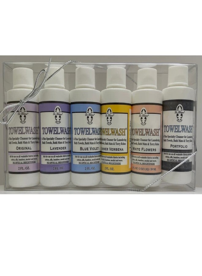 Le Blanc® Towelwash Gift Set - Six 2 FL. OZ. Sample bottles of all Towelwash Fragrances, One Pack