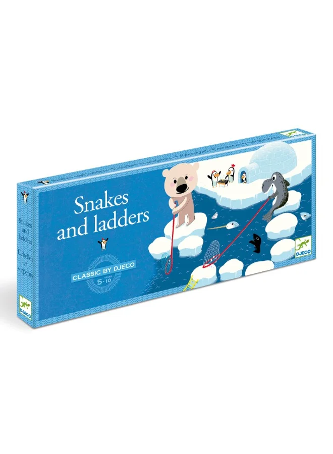 DJECO Snakes & Ladders Board Game