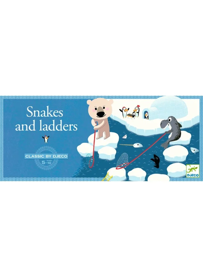 DJECO Snakes & Ladders Board Game
