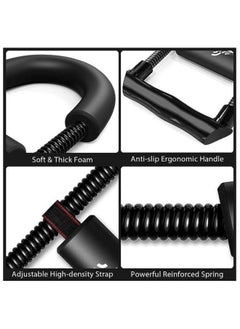 HALAMODO Strength Trainer, Grip Strength, Wrist and Forearm Developer, Adjustable Stabilizer Pad, Easy to Take on the Go, Gym, Office or Use at Home  - Image 2