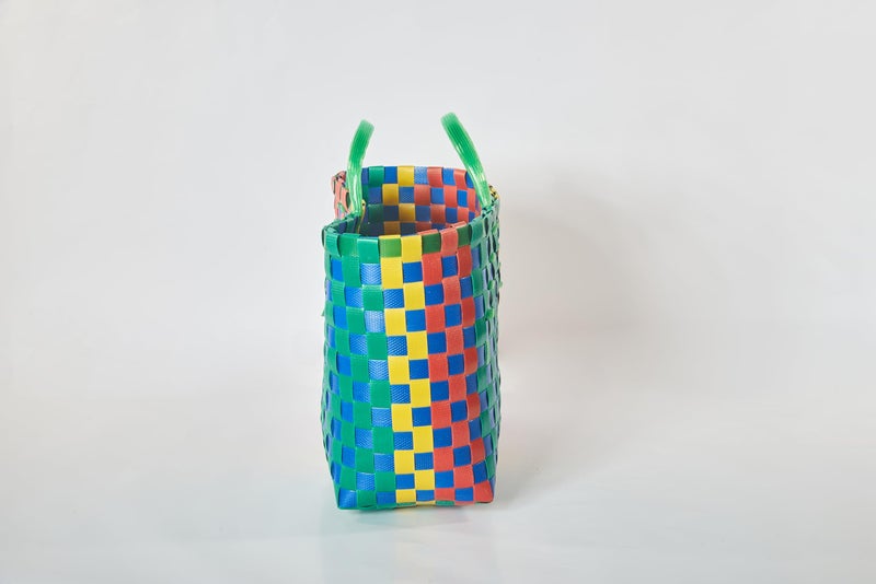The Quirk Box Premium Multipurpose Organizer Tiffin Basket Carry Bag, Storage & Picnic Basket, Lunch Bag, Gift Hamper, Handbag for Lunch Box, Water Bottle, Kids Storage - 13 litres (Green - Small) - Image 5