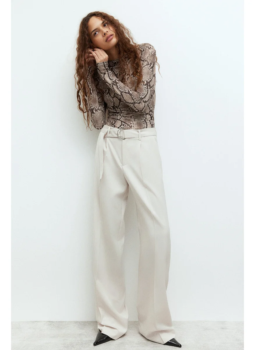 اتش اند ام Belted Tailored Trousers