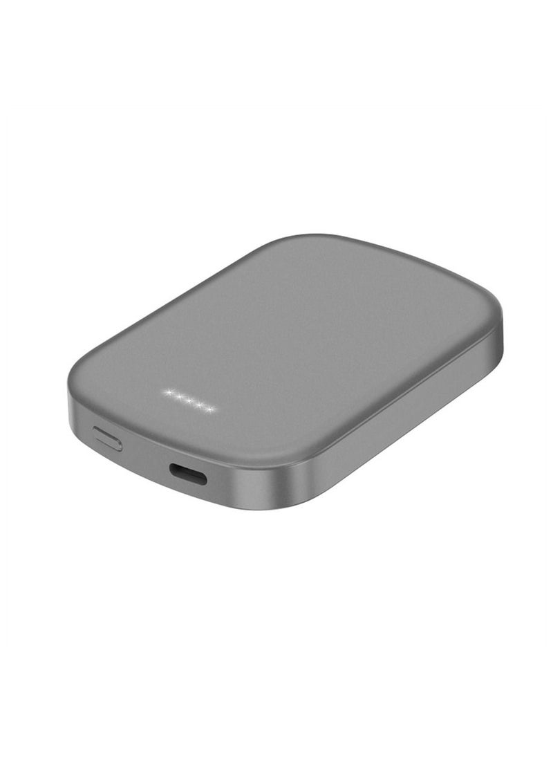 GULFLINK 10000mAh Fast Magnetic Wireless Portable Power Bank Charger For iPhone 12/13/14/15  Series Grey  - Image 1