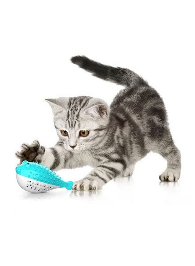 فرشاة تنظيف أسنان القطط التفاعلية لتنظيف الأسنان مع جرس مدمج وأسنان عشبة النعناع البري - Image 5