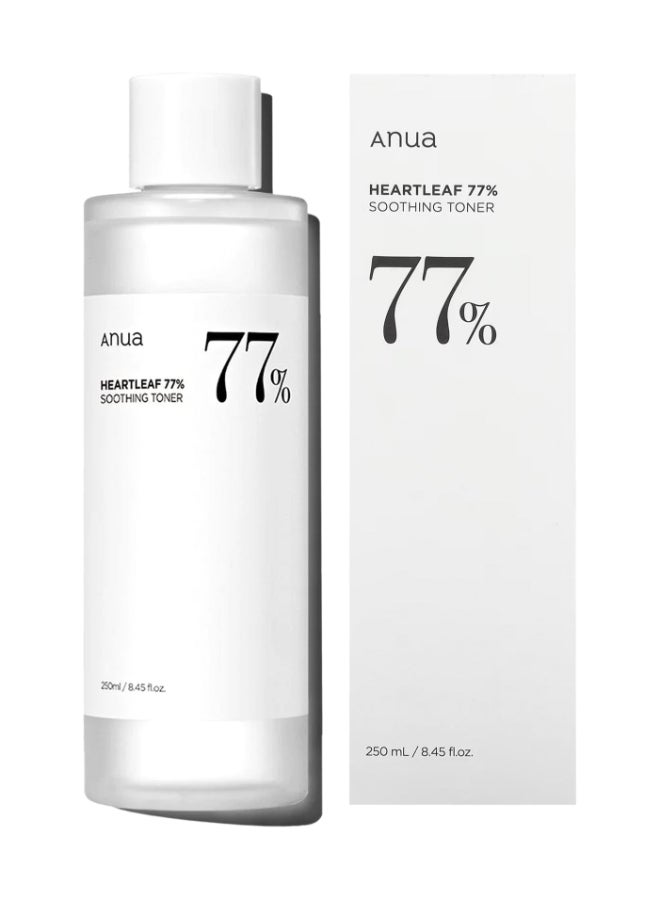 Anua Heartleaf 77% Soothing Toner I pH 5.5 Trouble Care, Calming Skin, Refreshing, Hydrating, Purifying, Cruelty Free, Vegan,(250ml / 8.45 fl.oz.) 250ml - Image 1