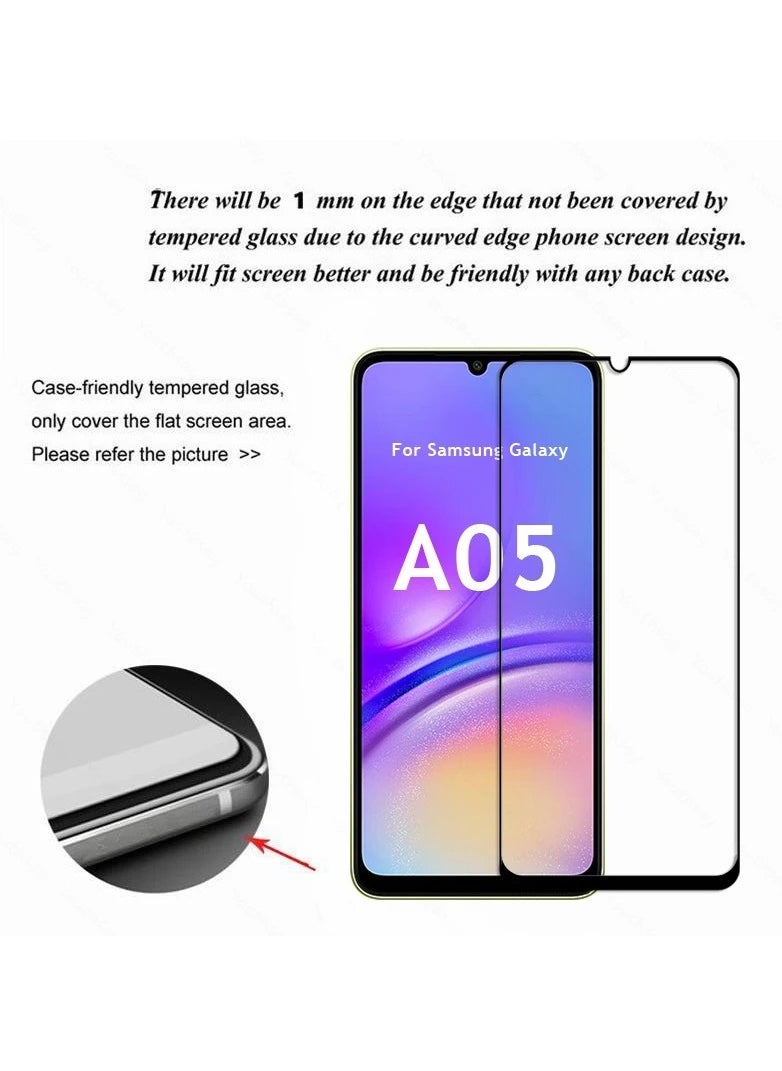 Screen Glass for Samsung Galaxy A05s / Samsung Galaxy A05 Tempered Glass Screen Protector Anti Fingerprint Scratch Resistance for Samsung Galaxy A05 / A05s