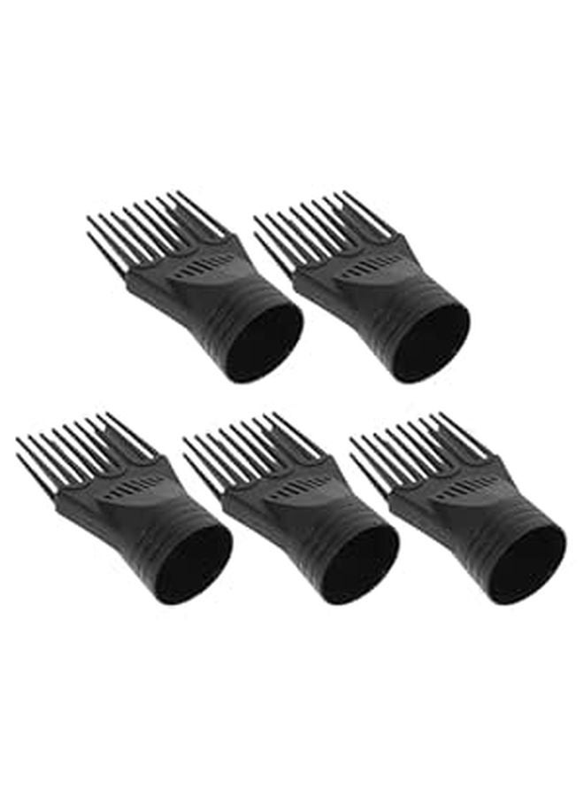 5 Pcs Hair Dryer Comb Nozzle Attachment Set Detangling Straightening Fine Curly Hair - Image 1