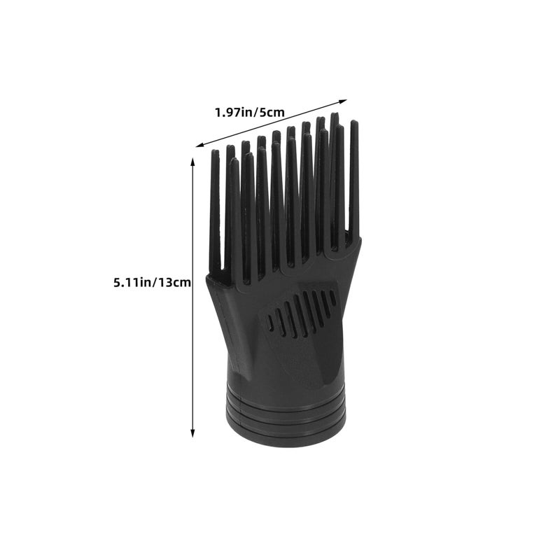 5 Pcs Hair Dryer Comb Nozzle Attachment Set Detangling Straightening Fine Curly Hair - Image 3