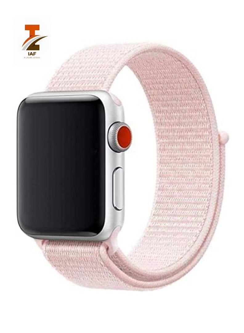 IAF Nylon Sport Band for Apple Watch 45mm 44mm 42mm Soft Replacement Strap for iWatch Series 7/ 6/ SE/ 5/4/3/2/1