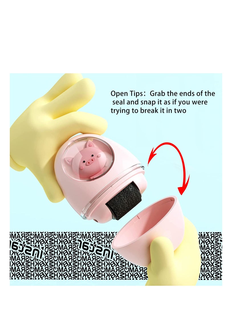 Excefore Identity Protection Roller Stamps, Confidential Roller Stamp, with Box & Bag Opener, Privacy Information Security Roller Stamp, for ID Blockout, Privacy & Security (Beige) - Image 3