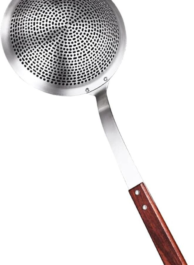 Stainless Steel Mesh Skimmer Ladle Strainer Spoon For Hot Pot Soup Vegetables Meat - Image 1