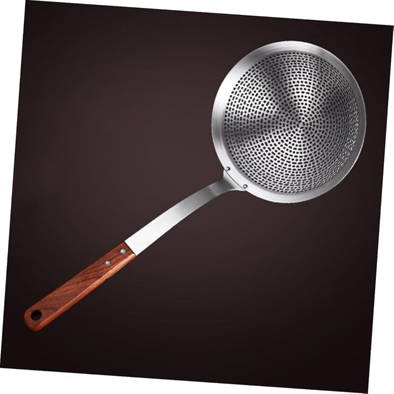 Stainless Steel Mesh Skimmer Ladle Strainer Spoon For Hot Pot Soup Vegetables Meat - Image 3