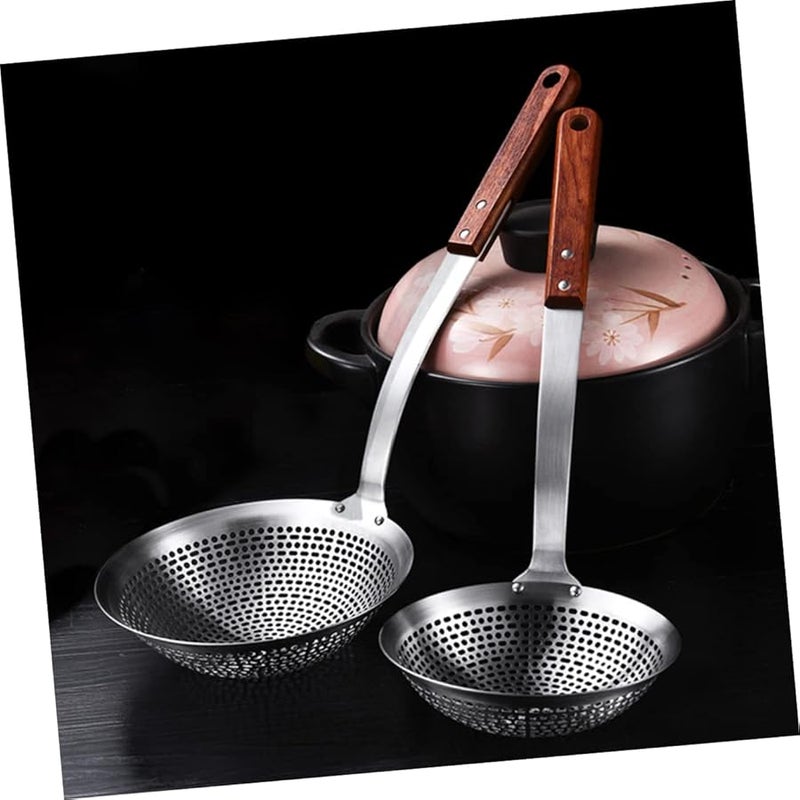 Stainless Steel Mesh Skimmer Ladle Strainer Spoon For Hot Pot Soup Vegetables Meat - Image 5