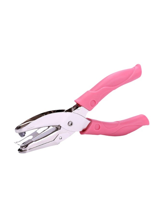 Handheld Hole Paper Punch with Soft Grip Handles Love Heart Hole Punch for Labels and Greeting Cards - Image 1