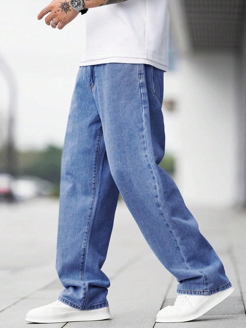 KOTTY Men's Vintage Wash with a Modern Twist Faded Jeans(Blue,32) - Image 3