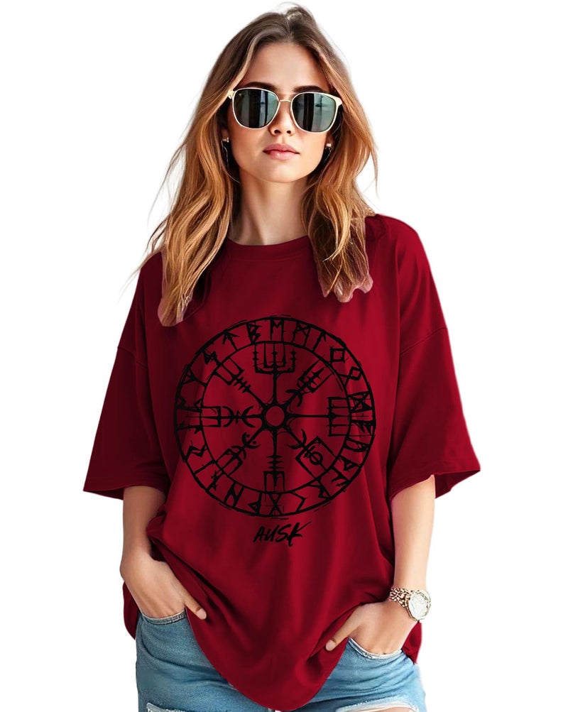 AUSK Womens Cotton T-Shirts || Oversized T Shirts - Image 1