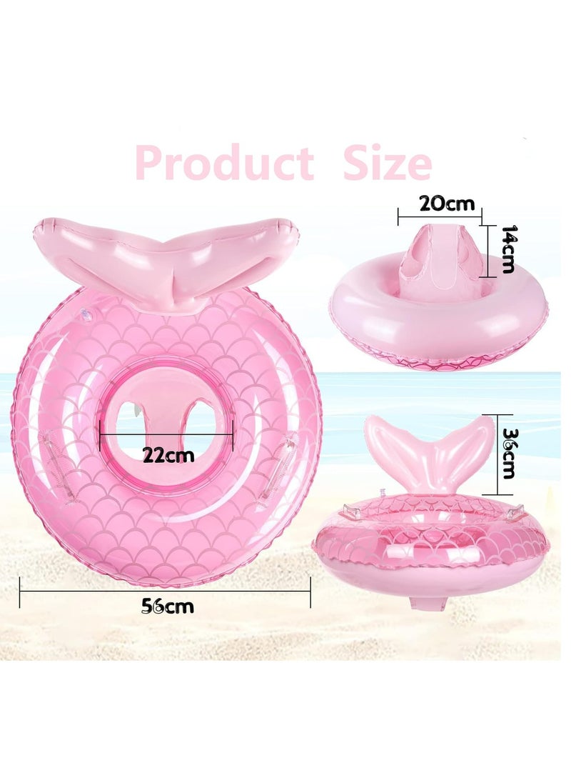 Oasisgalore Baby Swimming Float Seat Swim Ring with Inflator  - Image 2