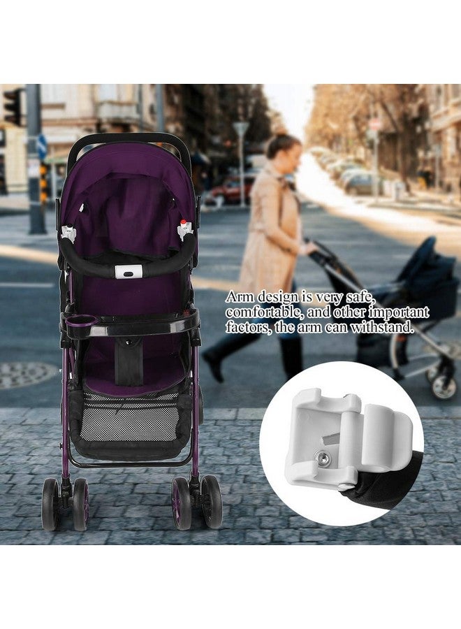 Estink - Baby Stroller Handle Adjustable Generic Baby Stroller Handle Baby Stroller Protective Handlebar Adjustable Trolley Bumper Grip Handle Bar Safe Armrest Bumper Bar For Baby Stroller - Image 1