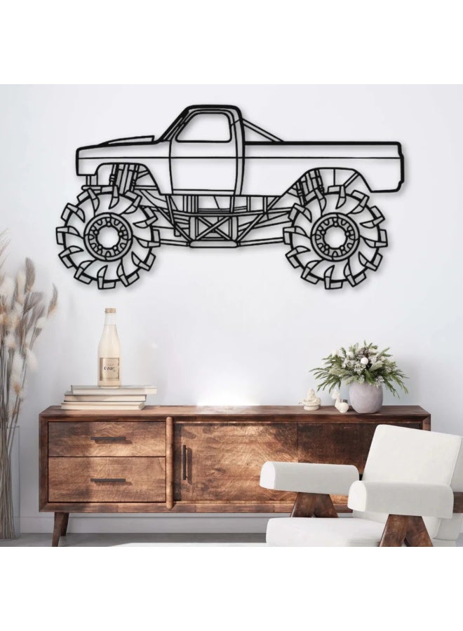 Metal Wall Decor with Car Motif – Mega Truck - Image 4