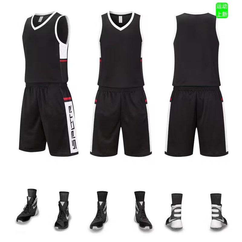 Quarterback Basketball Sports Suit Men'S And Women'S Children'S Basketball Uniform Quick-Drying American Breathable Jersey Training Competition Team Uniform - Image 4