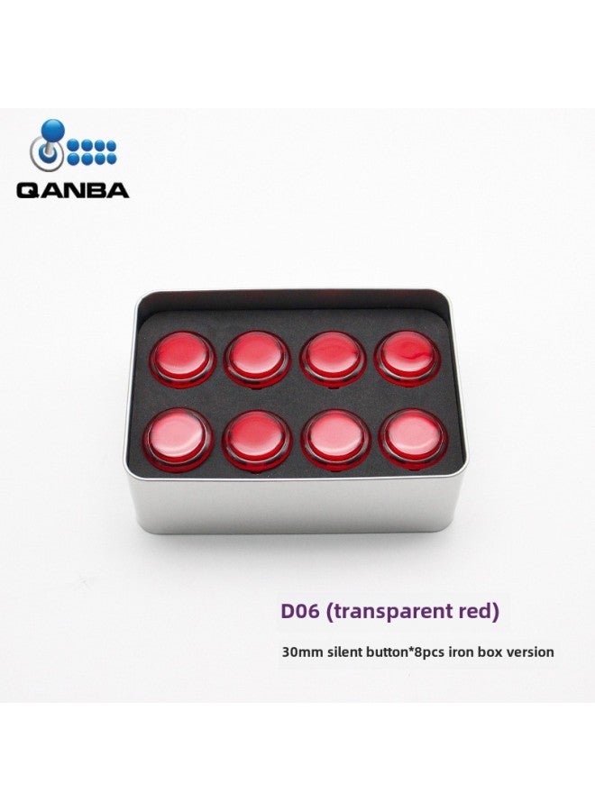Qanba Gravity Ks Rapid Silent Street Fighter Arcade Button 30/24mm Mechanical Axis Quick Fire Digital Computer Game Joystick-Product Color:D06 30mm Boxed  - Image 1