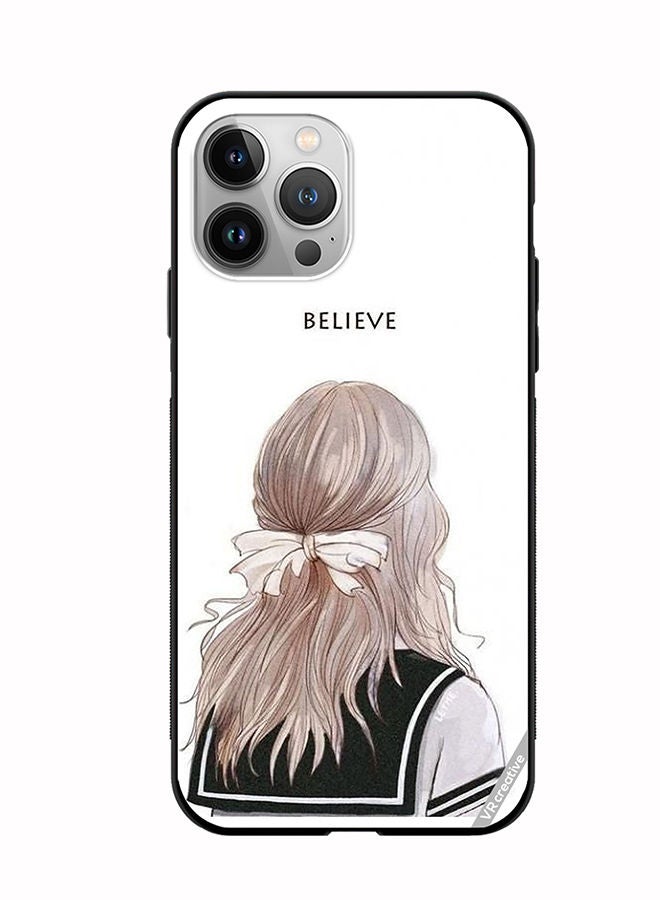 VR CREATIVE Protective Case Cover For Apple iPhone 11 Pro Max Believe With Girl Design Multicolour - Image 1
