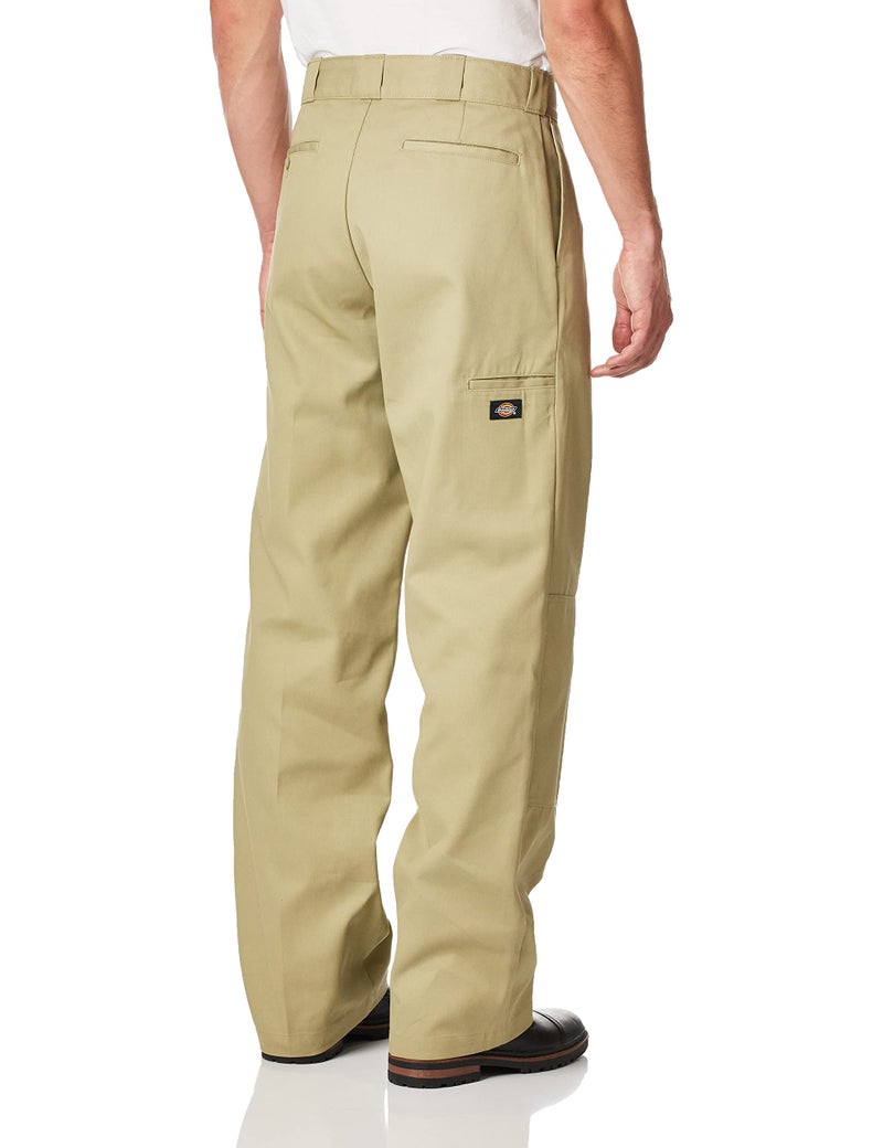 Dickies mens Big-tall Loose Fit Double Knee work utility pants, Khaki, Large Tall US - Image 3
