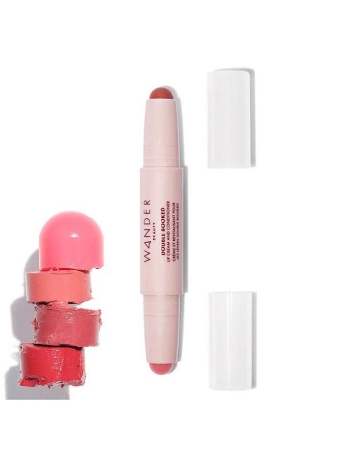 Wander Beauty Double Booked Lip Conditioner & Creamboss Babein The Cleardualsided Cream Lipstick With Vitamin E And Shea Butterglossy Tinted Lip Balm For Dry Cracked Lips  - Image 1