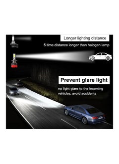 نيبمينينت طقم مصابيح أمامية H7 بإضاءة LED مكون من قطعتين  - Image 4