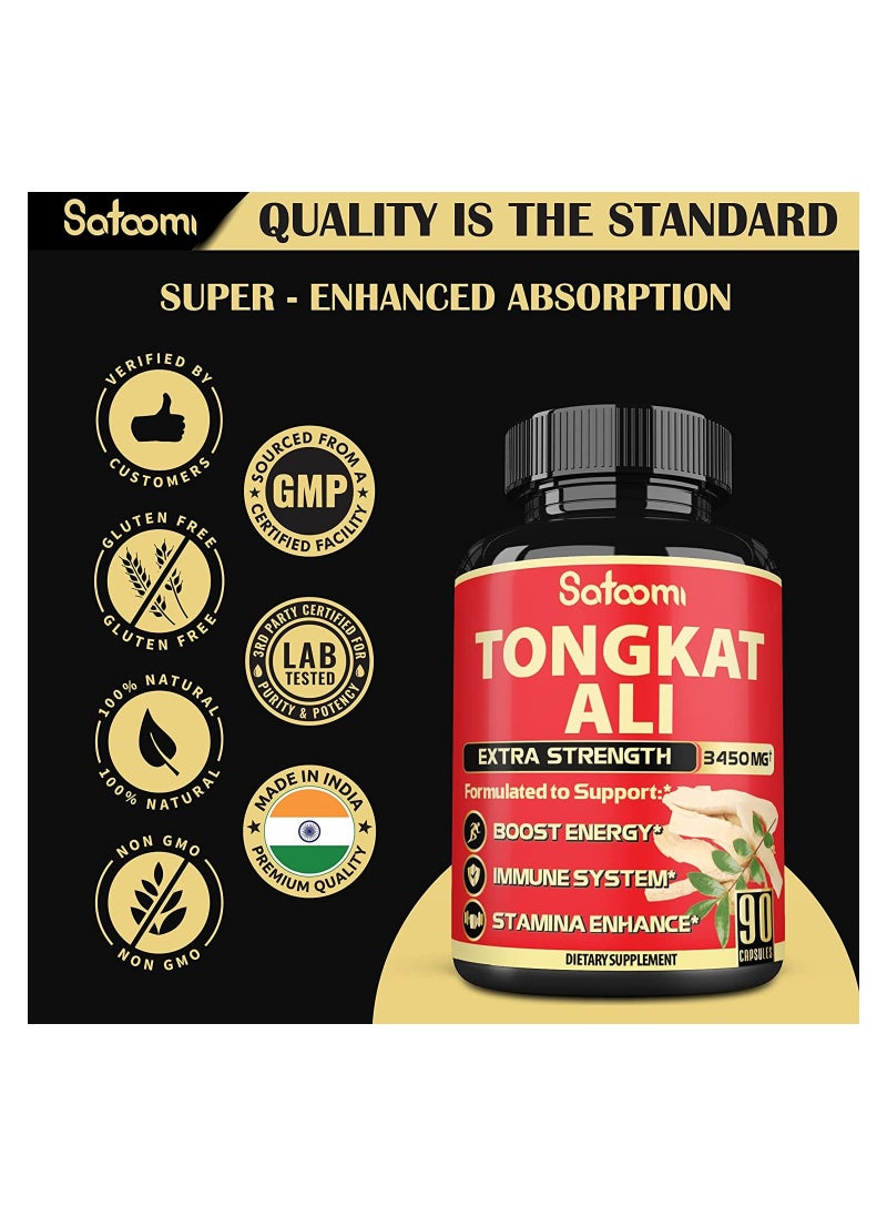 Satoomi - Tongkat Ali 9 in 1 - 90 Vegan Caps - Image 1