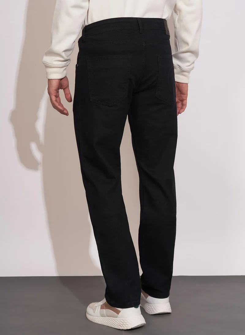 Being Human BLACK Men Straight Fit Mid-Rise Jeans with Button and Zip closure for Men | Best Price UAE