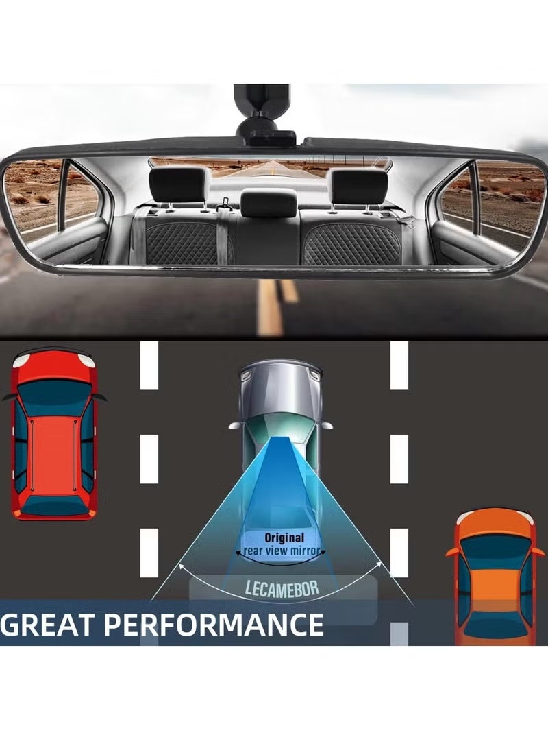 3 اكس ار مرآة الرؤية الخلفية الليلية والنهارية مقاس 8 بوصات 3XR - 9679C - Image 5